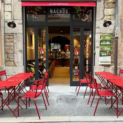 vitrine restaurant rue des marronniers lyon